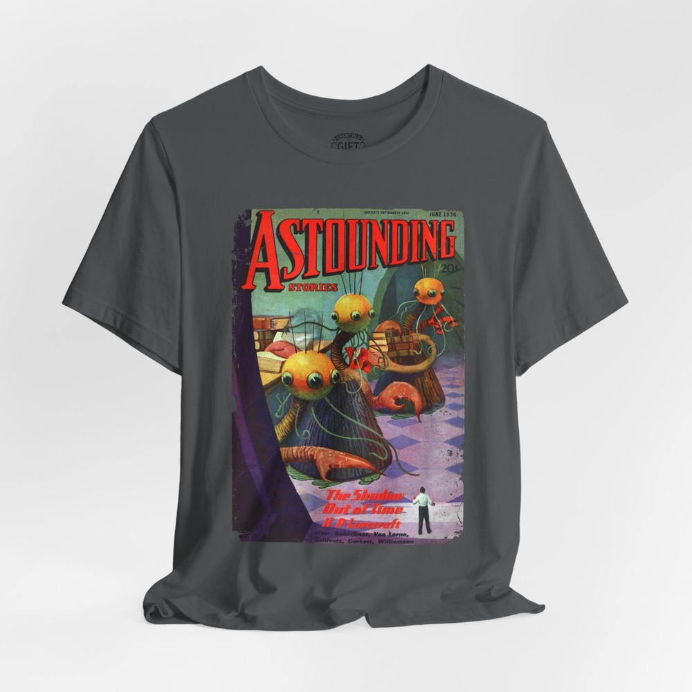 Lovecraft Shadow out of Time 1936 Pulp Cover T-shirt