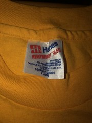 Hanes Heavyweight 50/50 9-11-01 T Shirt Dark Orange Size XL Vintage America