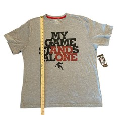 NEW With Tags AND1 Basketball Retro Style Gray Graphic T-Shirt Men’s XL