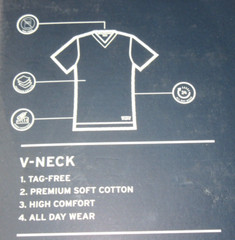 Levi’s Men’s V-Neck Premium Cotton 3 Pack Tee shirts White NIB Ships Free