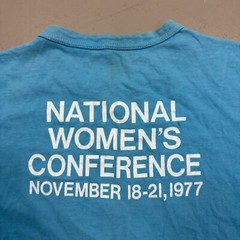 VTG RARE 1977 Women On The Move Original National Conventional T Shirt Feminist