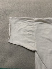 Vintage 30s 40s Paneled White Blank Tee Jersey All 100% Cotton 20.5x27x28 Rare