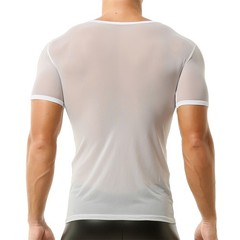 Thin Perspective Men Tank Tops Top Breathable Sports T-shirt Casual Fitness Vest
