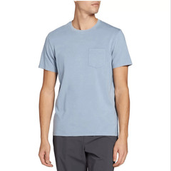 VRST Men’s Essential Acid Wash Pocket Tee, Muted Denim size S NWT