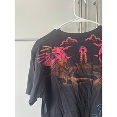 Superman DC Comics Metropolis Graphic T-Shirt Black Red Foil Small 2009 s09