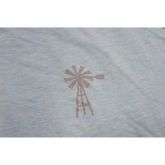 tasc Performance T-Shirt Mens XXL Light Blue Windmill Graphic Athletic Excellent