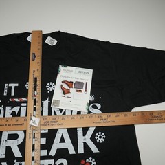 Port & Company T-Shirt Mens Large “Is It Christmas Break Yet?” Short Sleeve NWT