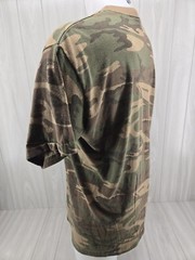 Vintage Camo T-shirt Camouflage Military Thin Army Front Pocket XL USA
