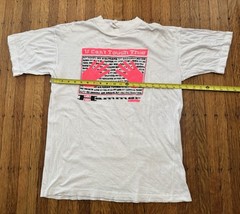 Vintage 1990 MC Hammer U Can’t Touch This T Shirt White USA Single Stitch M