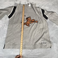 Vintage Scooby Doo Football Knit Jersey Mens XL Oversized Baggy Fit V-Neck 90s