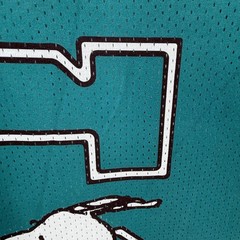 Peanuts Snoopy Jersey Mens Large Blue Shirt Football Mesh Distressed V-Neck
