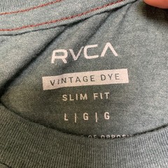 Vintage RVCA Ridge SS Dye T Shirt Mens Large Olive Green Crew Neck Summer Tee