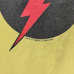 The Flash DC Comics Graphitti Vintage 1999 90s Shirt Mens Medium M Yellow Black