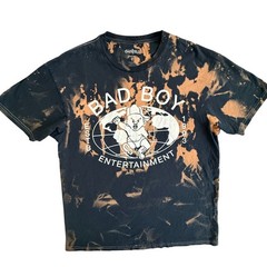 Bad Boy Entertainment Invisible Bully Bleached Tie Dye Hip-Hop T-Shirt Mens L