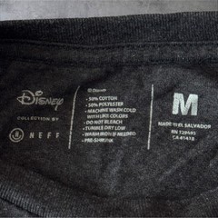 Disney Neff Mickey Mouse Long Sleeve Shirt Medium Gray Floral Graphic