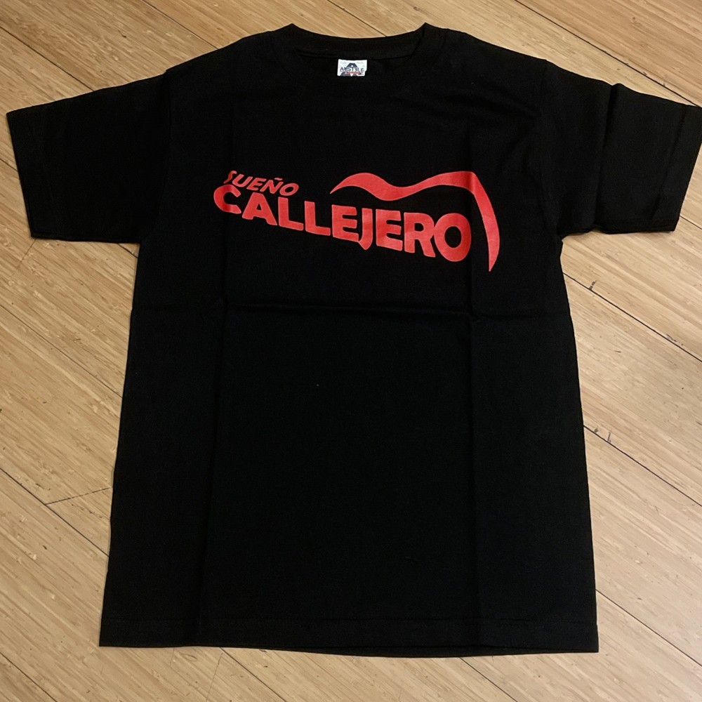 Sueño Callejero Banda Rock Urbano Black Tshirt: Size Small, Manga Corta, Rare