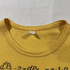 Vintage 60s Math Formula Legendre Polynomials Physics T Shirt Sz S/M