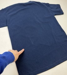 Vtg 90s Sansegal Wolf Nature Graphic T-shirt Sz M Blue Extinction is Forever AAA