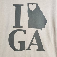 ATL GA Graphic Tee Shirt Size Small Unisex Neutral