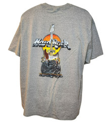 Hard Rock Cafe Hollywood T-Shirt XXL 2000 Evolution of Rock Gray Vintage Y2K