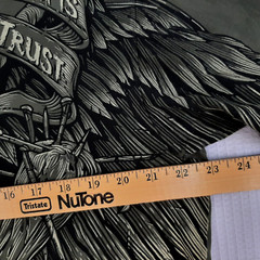 Y2K 7.62 Design Mens Shirt Sz L Green In Arms We Trust Graphic Eagle Patriot Cot