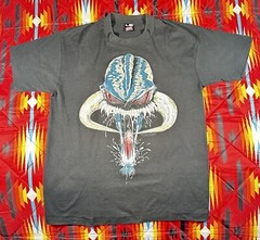 Vintage 90’s Spawn Violator Face Comics T-Shirt 1993 Todd McFarlane XL Black