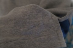 Left Coast Tee Cotton Long Sleeve V Neck Sweatshirt Men’s Medium Elbow Patches
