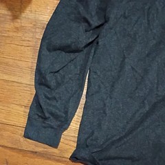 Carhartt Men’s XL T-Shirt Carbon Heather Long Sleeve Loose Fit Logo TK0231-M