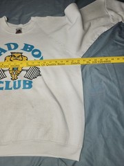 Vintage Bad Boy Club T Shirt Mens Large White Lifting Gym Muscle