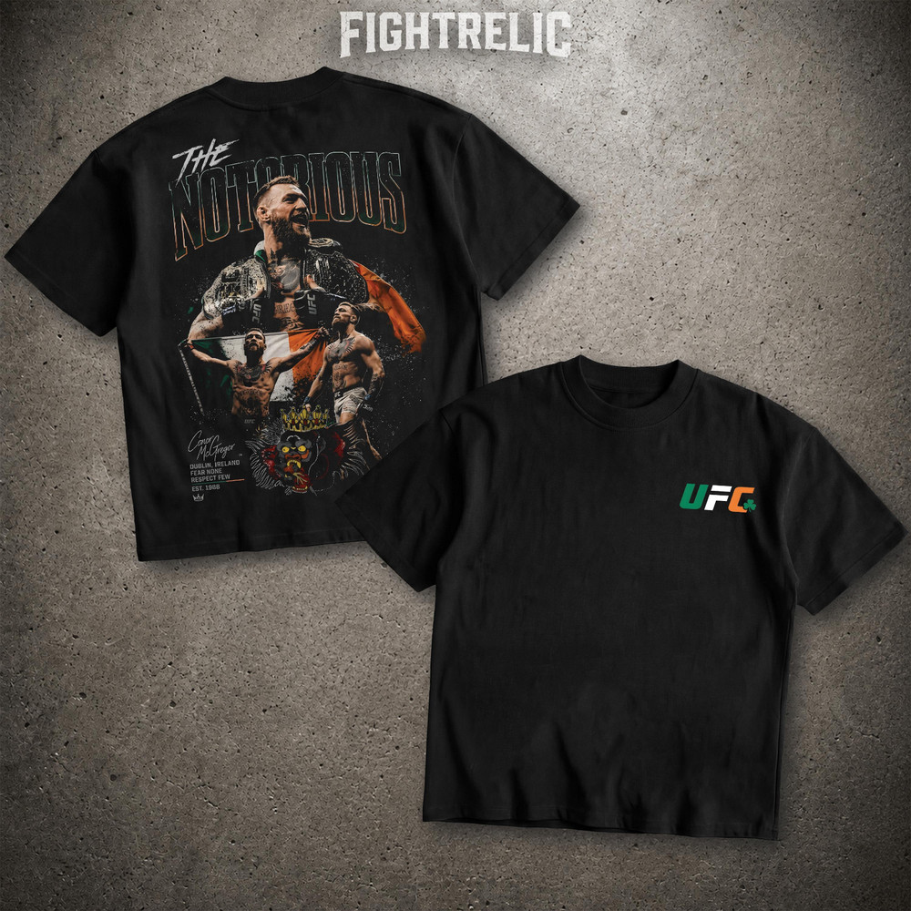 2026 UFC Conor McGregor Men’s Shirt, UFC Fighters Tshirt MMA Fan Graphic Tee