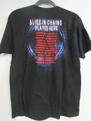 ALICE IN CHAINS OFFICIAL MERCH PLAYED 19 BAND CONCERT MUSIC T-SHIRT EXTRA LARGE