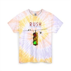 Rush Traffic Light Tie Dye Tee | Band Logo Shirt