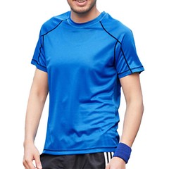 Men Swim Shirt Short Sleeve Uv Shirt Athletic Quick Dry Tshirt Tee New