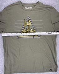 Def Leppard 2024 Official Licensed Graphic Tee Shirt Men’s LRG [L] Olive Green