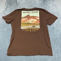 Old Navy T-Shirt Mens Large Brown Cotton Soft Washed Classic Outdoor Casual Tee