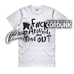 10 OG Steel White Black Light Steel Grey T Shirt Match FCK