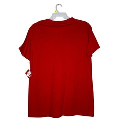 Holiday Time Mens Santa Red Suit Short Sleeve Christmas T Shirt size L New