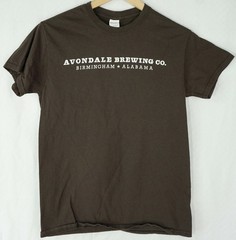 AVONDALE BREWING COMPANY T SHIRT TEE BROWN BIRMINGHAM ALABAMA AL SIZE S SMALL