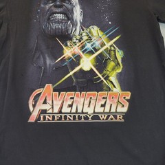 Orijin Avengers T-Shirt Men L Infinity War Thanos Marvel Comics Movie Film Large