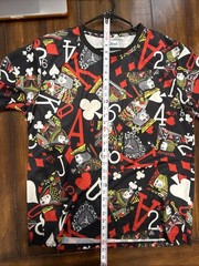 VINTAGE Fresh Prince Of Bel Air Men T-Shirt 3XL Black Playing Cards All Over