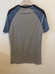 ASOS T-Shirt Men’s Medium Gray Velvet Detail Muscle Fit
