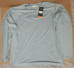 2 EDDIE BAUER SWIM long sleeve RASHGUARD shirts, XXL, NEW WITH TAGS