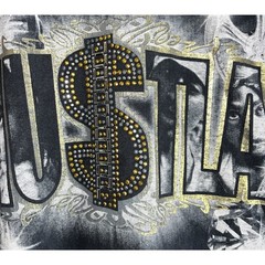 Tupac Shakur Men’s 3XL Hustla VTG graphic Black T-Shirt Big & Tall Hip Hop 90’s