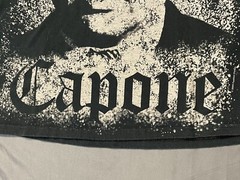 Vintage Al Capone T Shirt Fashion Victim Tee Chicago Gangster AOP 2005 Y2K