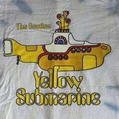 BEATLES Yellow Submarine Licensed Tie Dye T-Shirt 2020. XS Subafilms Preowned NV