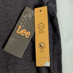 Lee Men’s XX-Large Regular Fit Black T-Shirt Pocket Super Soft Stretch