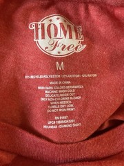 Home Free Arkansas 1836 Graphic Print Red Crew Neck Short Sleeve T-Shirt M