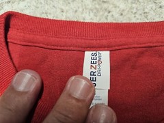 USTA NEO Holiday Tennis Classic Unisex Red Ling Sleeve T-shirt Size S