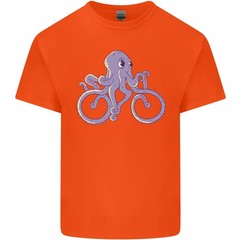 A Cycling Octopus Funny Cyclist Bicycle Mens Light Cotton T-Shirt
