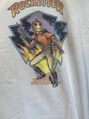 The Rocketeer T-Shirt Dave Stevens 1991 SSTop L Stedman Tag. NOS Rare